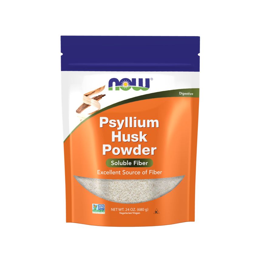 NOW Supplements, Psyllium Husks, Non-GMO Project Verified, Soluble Fiber, 16-Ounce