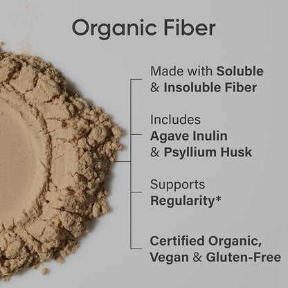 Sports Research® Organic Fiber Powder, 30 Servings