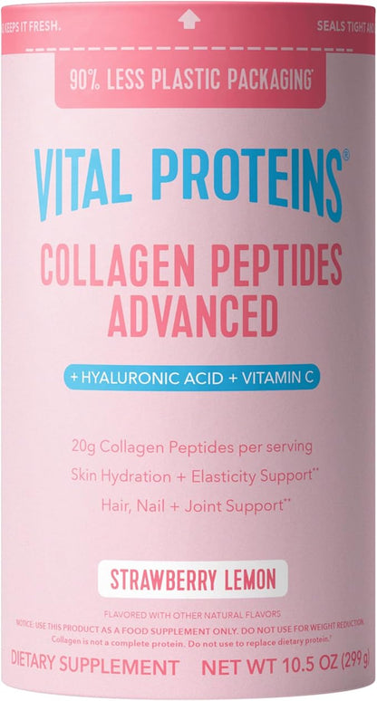 Vital Proteins Collagen Peptides Advanced - Strawberry Lemon-299g(10.5oz)
