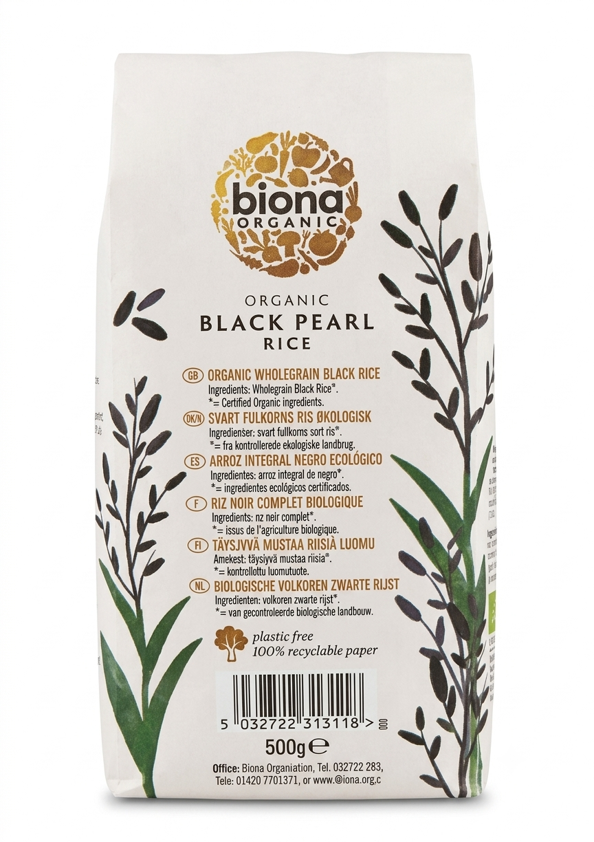 Organic Black Pearl Rice 500g