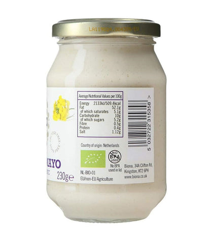 Biona Organic Egg Free Mayo  

Product Description-235g