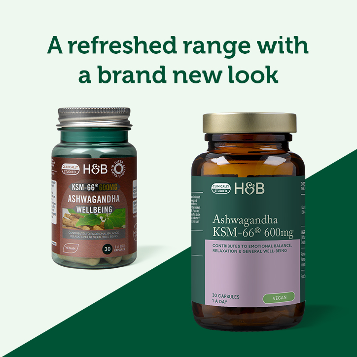 Holland & Barrett Ashwagandha KSM-66 600mg 30 Capsules