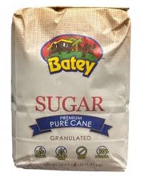 Batey sugar premium pure cane 4lb.  1.81kg