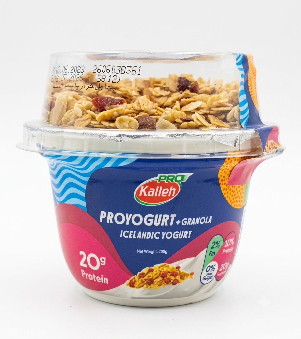 Kalleh Pro Proyogurt Icelandic Yogurt + Granola (20g Protein) - 200g
