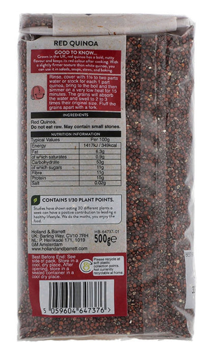 Holland & Barrett Red Quinoa 500g