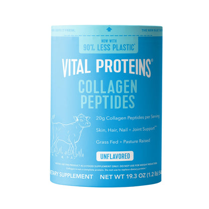 Vital Proteins Grass Fed Collagen Powder Supplement (Type I, III) for Skin Hair Nail Joint - Hydrolyzed Collagen, Grass Fed, Dairy and Gluten Free - Chocolate Flavor, 17.1 oz Canister