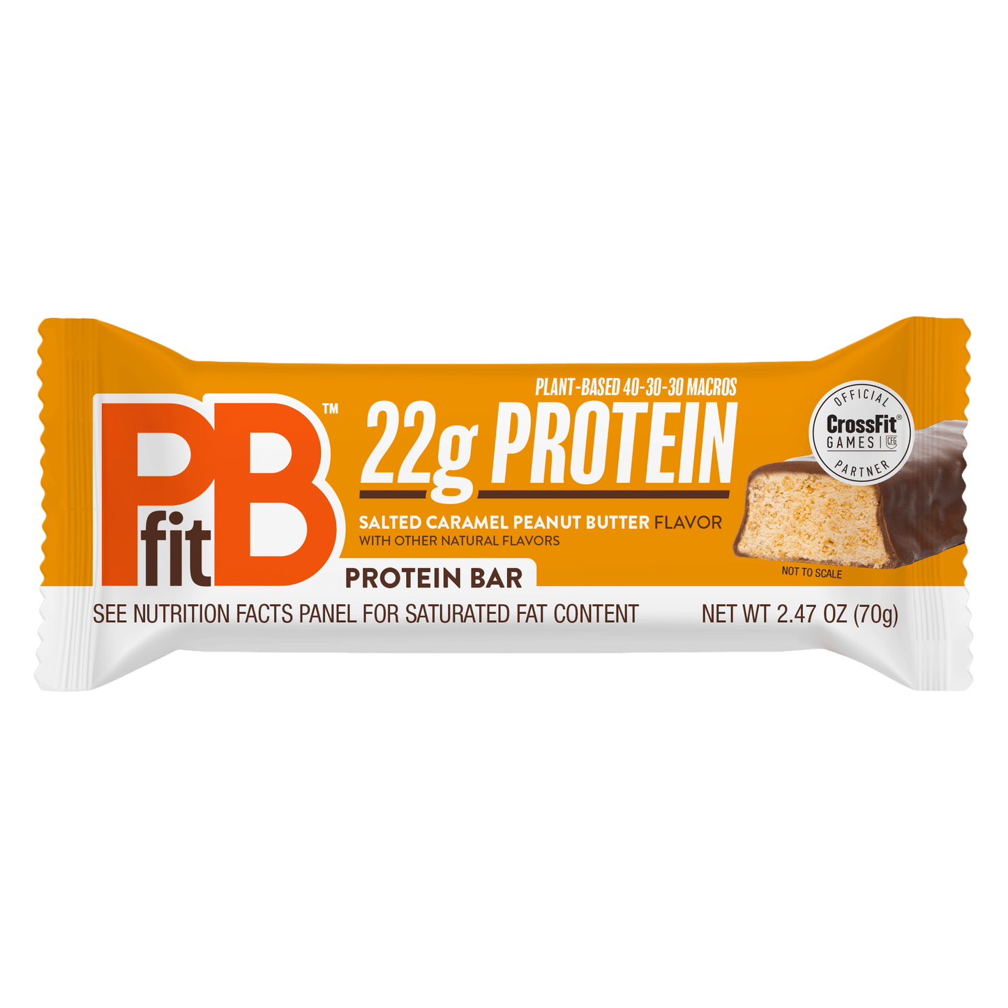 PBfit Salted Caramel Peanut Butter Protein Bar 70g