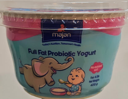 Majan full fat probiotic yoğurt 400g