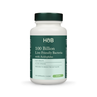 Holland & Barrett Friendly Bacteria 100 Billion 30 Capsules