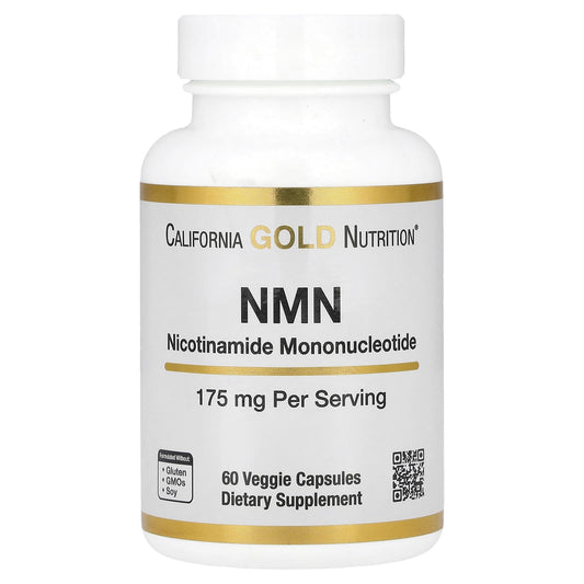 California Gold Nutrition, NMN, 175 mg , 180 Veggie Capsules