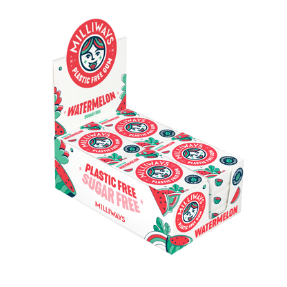Milliways Watermelon Wonder Plastic Free Chewing Gum 19g