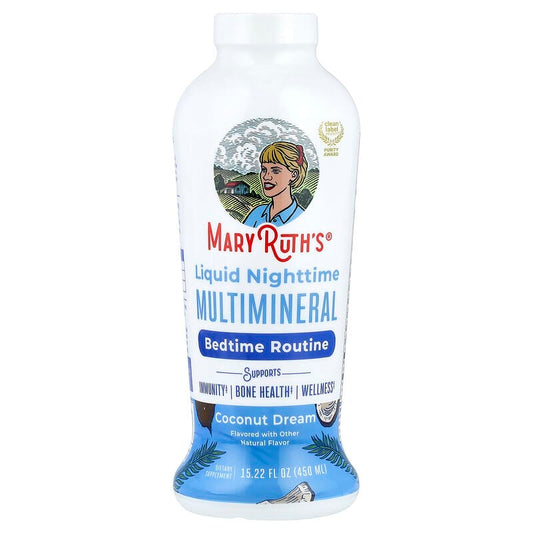 English Description
MaryRuth's Liquid Nighttime Multimineral - Coconut Dream-946ml