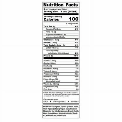 Kirkland Signature Organic Soy Non-Dairy Beverage, Original, 32 fl oz