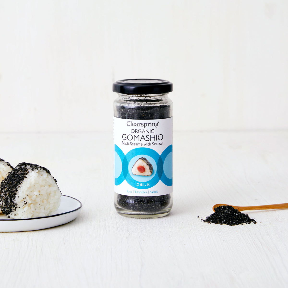 Clearspring Organic Gomashio (Black Sesame with Sea Salt) -100g
