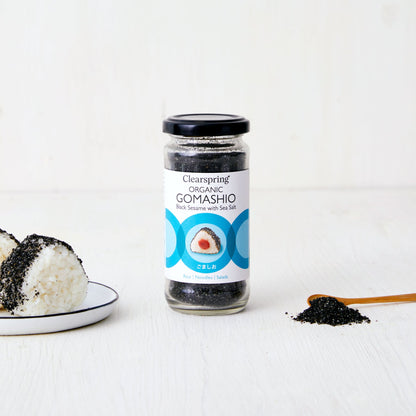 Clearspring Organic Gomashio (Black Sesame with Sea Salt) -100g