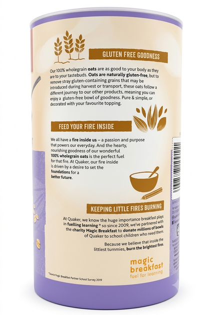 Quaker Oat Gluten Free Original Porridge 510g