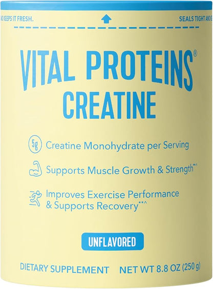 Vital Proteins Creatine, Unflavored Powder, 8.8 oz
