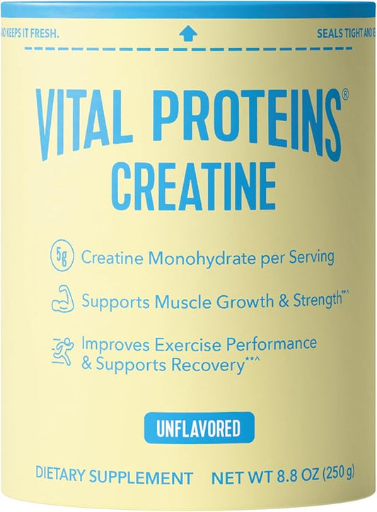 Vital Proteins Creatine, Unflavored Powder, 8.8 oz