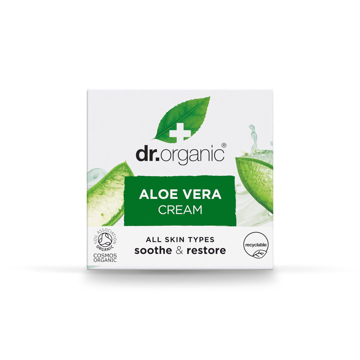 Dr. Organic Aloe Vera Cream - Soothe & Restore - 50ml