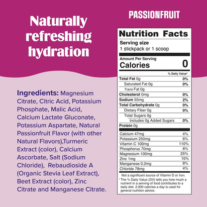Ultima Replenisher Daily Electrolyte Drink Mix - Passionfruit (20 Stickpacks)