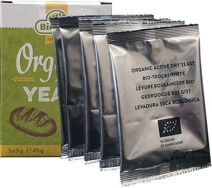 Bioreal Organic Active Yeast 5 sachets x9g