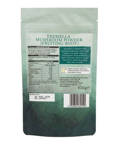 Holland & Barrett Tremella Mushroom Powder 100g