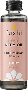 Fushi Organic Neem Oil - 100% Pure Multipurpose Beauty Oil for Skin, Hair & Oral Health-50ml