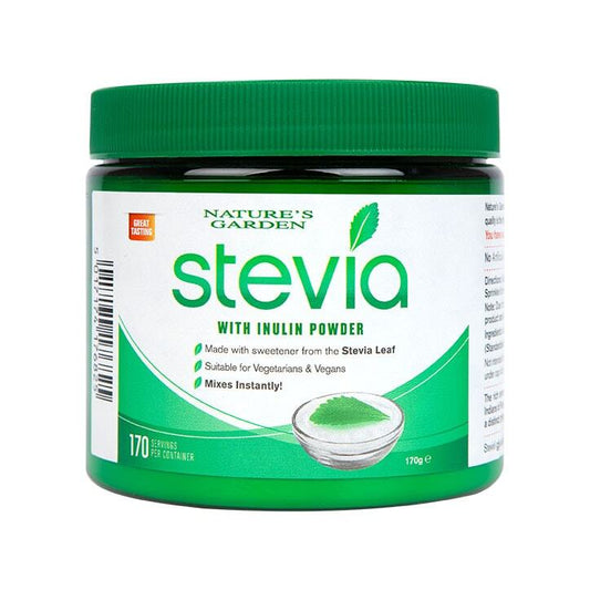 Nature's Garden Stevia with Inulin Powder

A high-quality natural sweetener from Nature's Garden_170g.