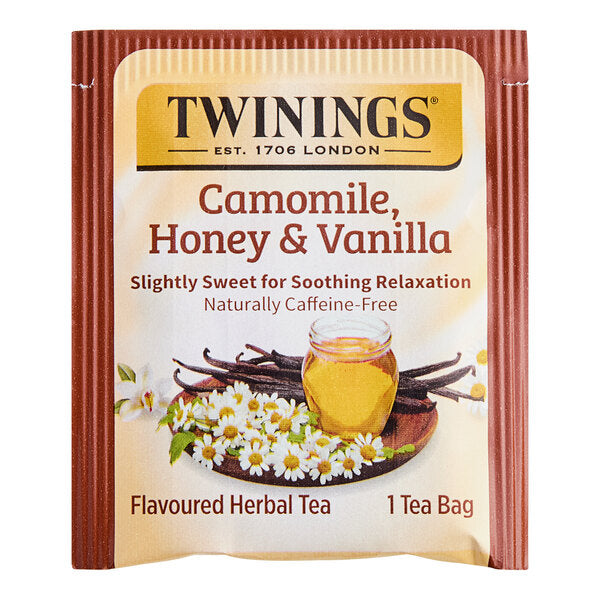 Twinings Chamomile, Honey & Vanilla Herbal Tea Bags - 120/Case