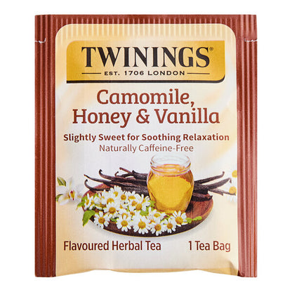 Twinings Chamomile, Honey & Vanilla Herbal Tea Bags - 120/Case