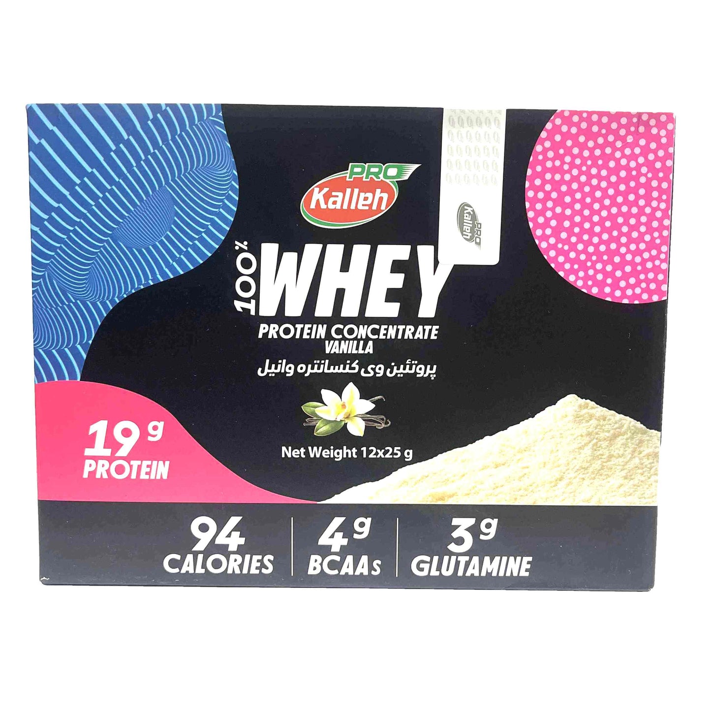 Pro Kalleh 100% Whey Protein(12×25g)