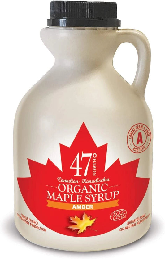 47 North Canadian Organic Maple Syrup, Single Source, Grade A, Amber Rich 500ml