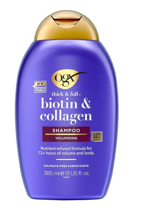 OGX Thick & Full + Biotin & Collagen Volumising Shampoo - 
(385ml)