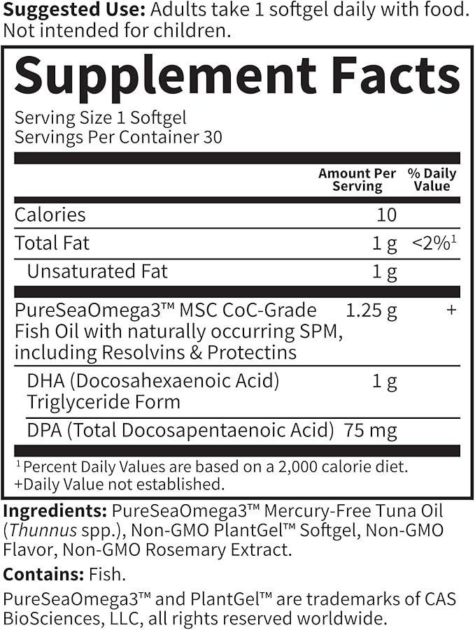 Dr. Formulated DHA, 1000mg (Citrus) - 30 softgels
