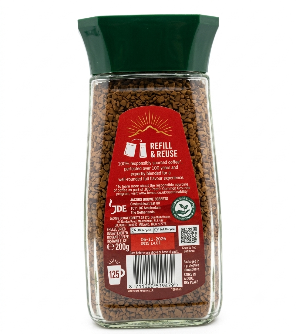 Kenco Decaffeinated Instant Coffee 200g