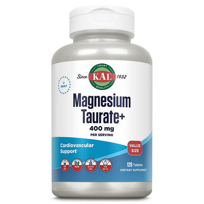 KAL, Magnesium Taurate+, 180 Tablets