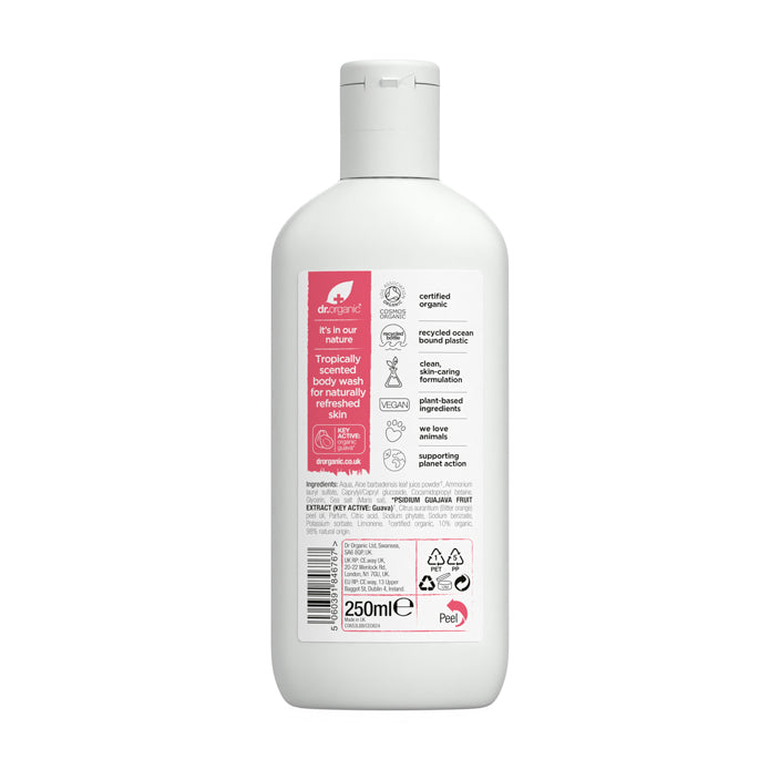 Dr Organic Vitamin C Exfoliating Face Wash with Guava. 250 ml
