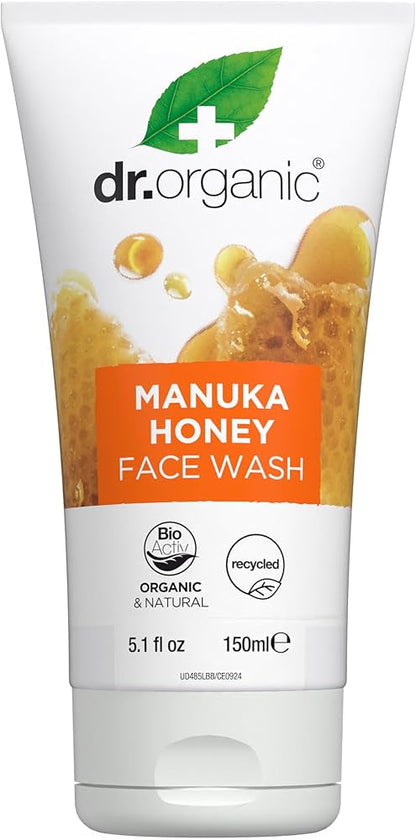 DR ORGANIC Face Wash Organic Manuka Honey 150ml