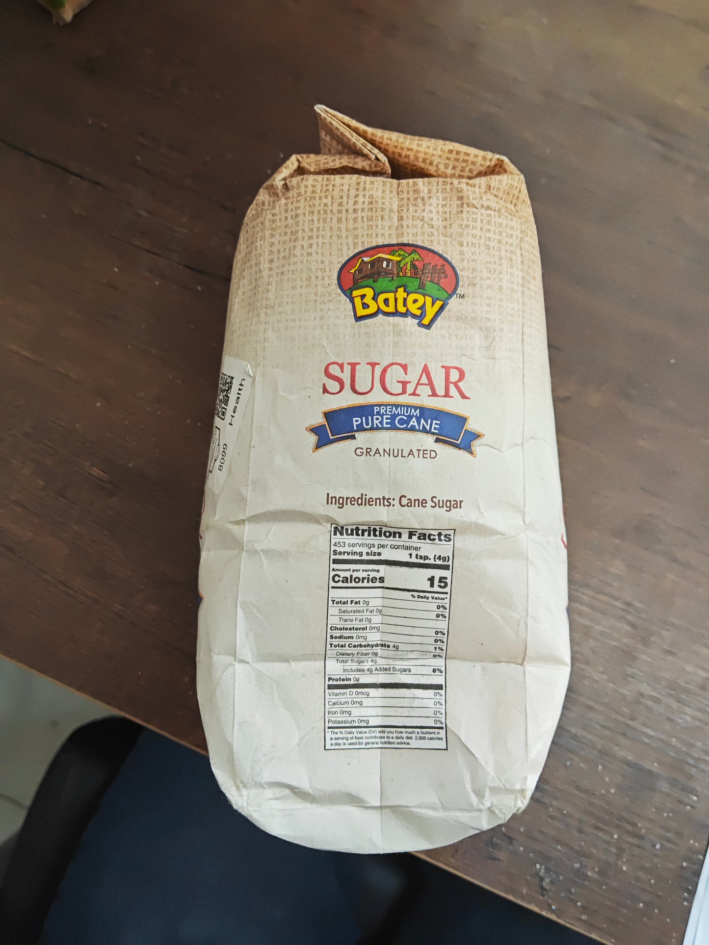Batey sugar premium pure cane 4lb.  1.81kg