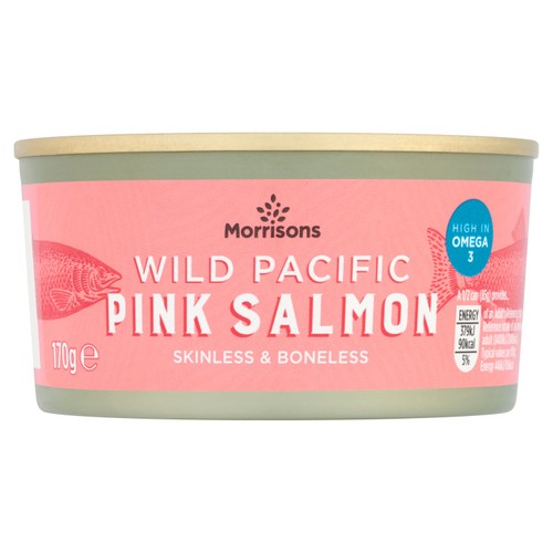 Morrisons Wild Pacific Pink Salmon, 418 g (Pack of 1)