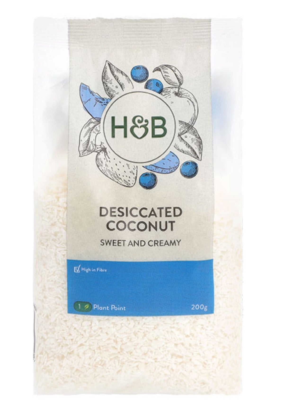 H&B Desiccated Coconut (Sweet and Creamy) - 200g