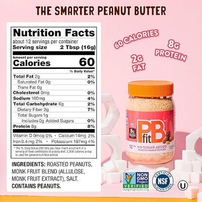 PBfit No Sugar Added - Roasted Peanut Powder(198g)