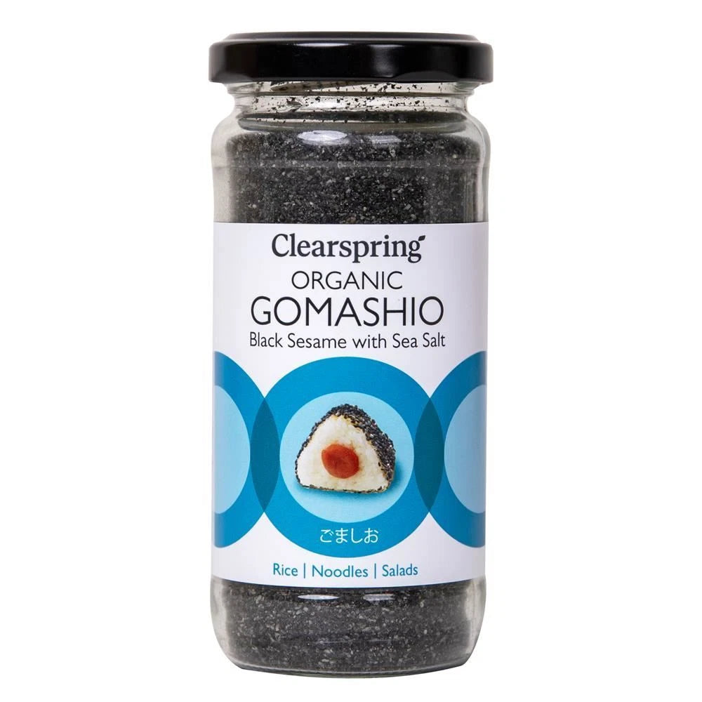 Clearspring Organic Gomashio (Black Sesame with Sea Salt) -100g