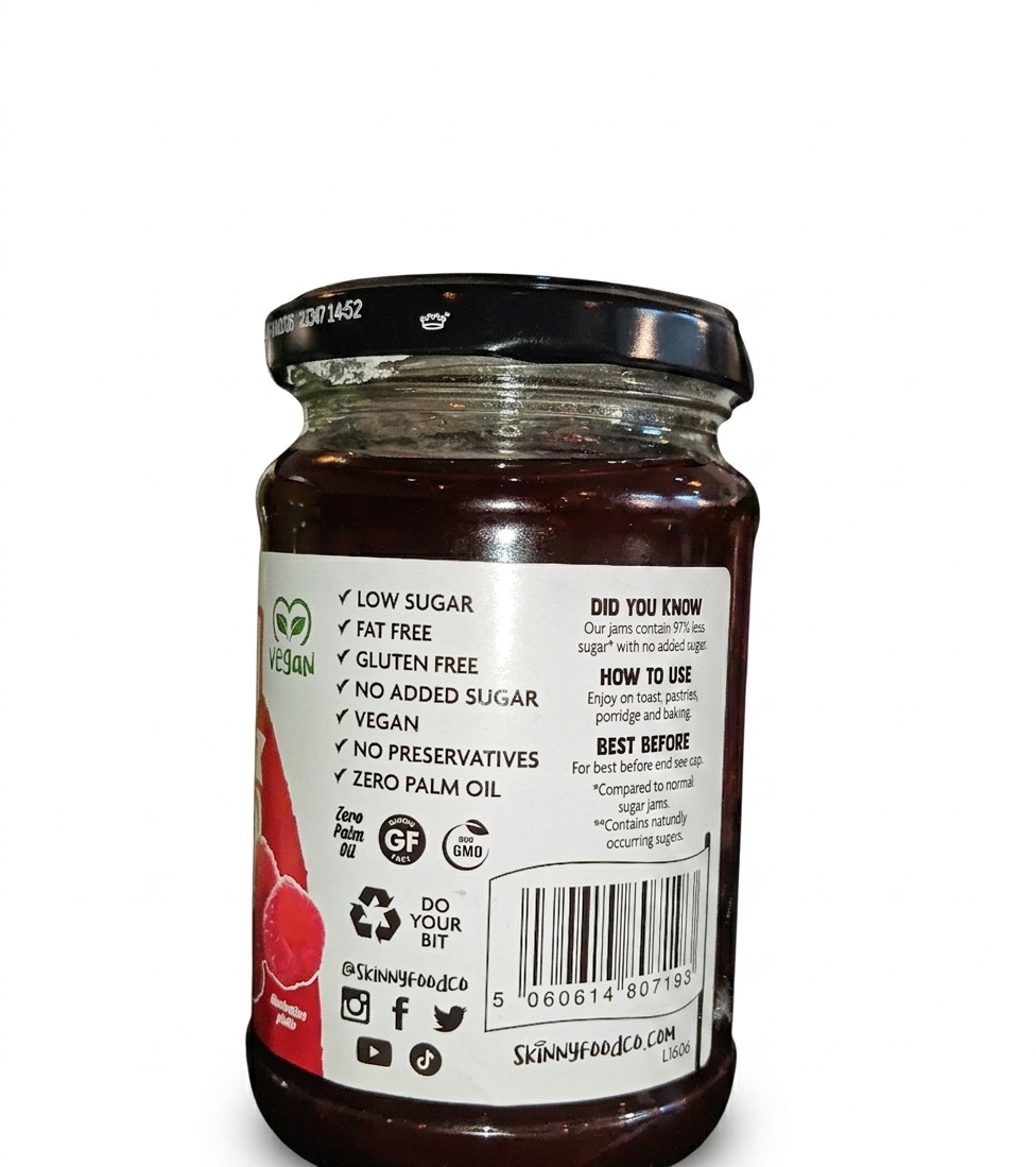 Tropicana Slim Strawberry Jam with Chia Seeds (No Sugar Added) - 375g