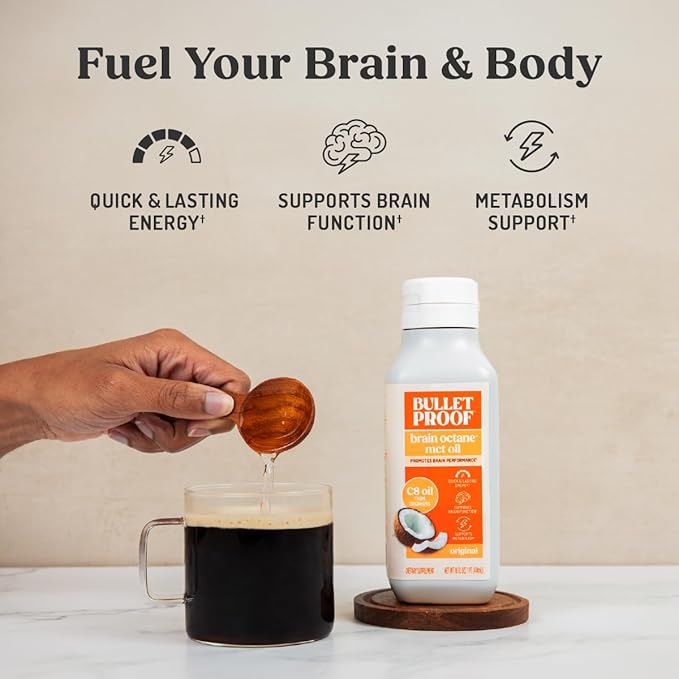 Bulletproof Brain Octane C8 MCT Oil 473ml