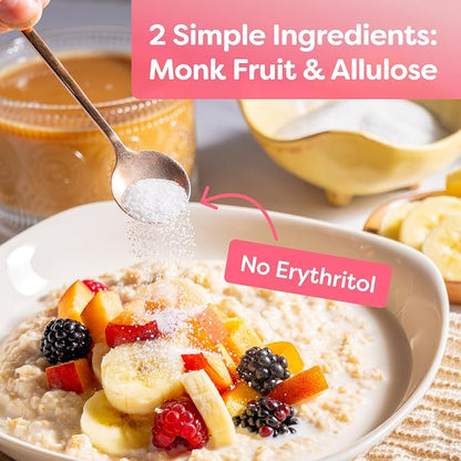 Better Body Foods, Monk Fruit Blend, Zero Calorie Sweetener, 16 oz (454g)