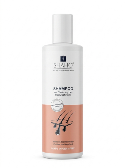 SHAHO Anti-Hair Loss & Growth Stimulating Shampoo - 250ml (Made in Germany)