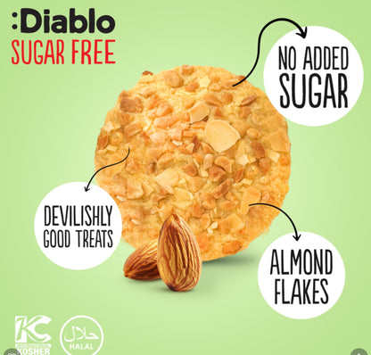 Diablo Sugar Free Almond Cookies-145g