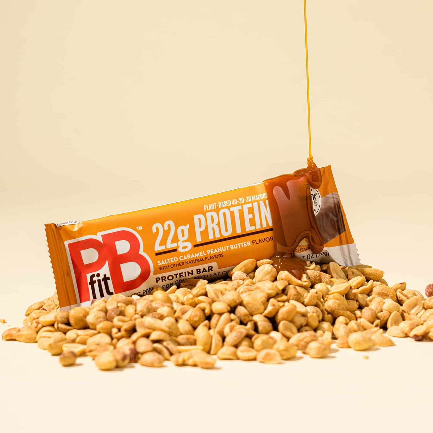 PBfit Salted Caramel Peanut Butter Protein Bar 70g