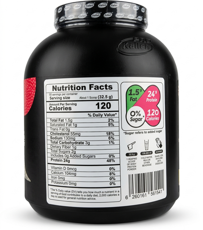 Kalleh Pro 100% Whey Protein Concentrate (Vanilla)_1800g